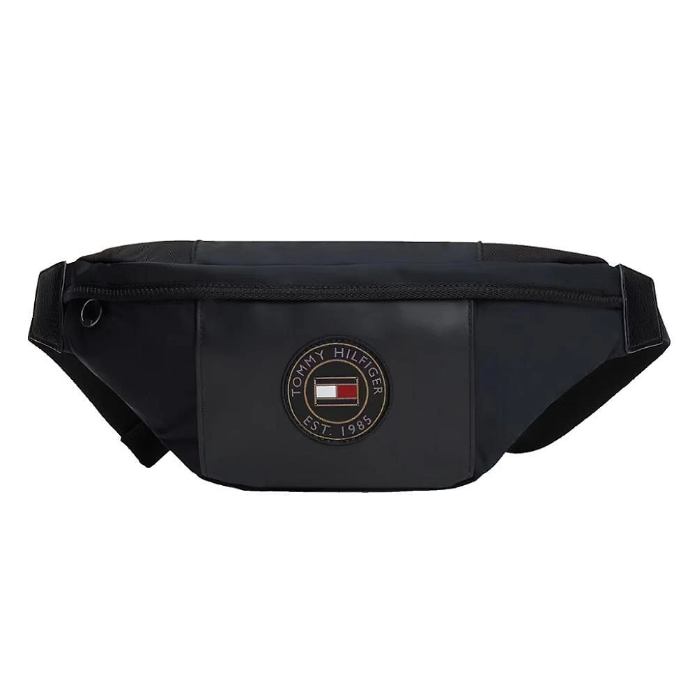Miniatura Pochete Bolsa Tranversal Tommy Hilfiger Block Bumbag Preto
