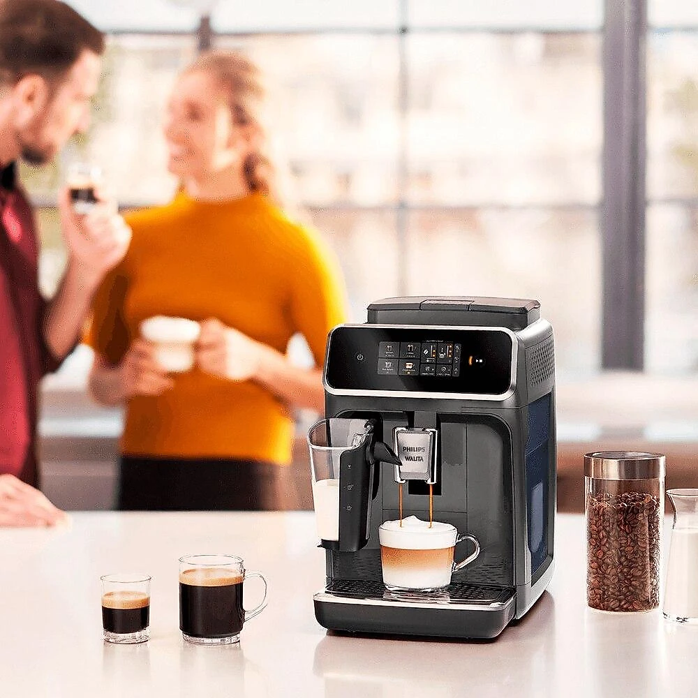 Cafeteira Espresso Superautomática LatteGo Philips Walita Série 2300, Preta - 220 Volts
