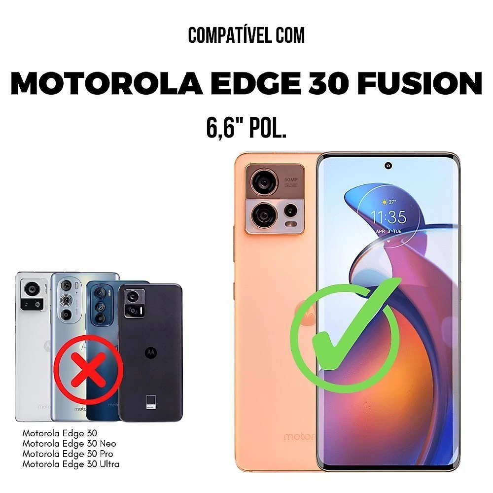 Película Para Motorola Edge 30 Fusion 5g - Frente E Verso - Full Body Armor 360° - Gshield