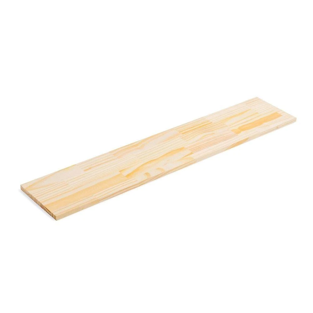 Prateleira Pinus 80 X 30cm MDF Fixação Parafuso Organizador Natural Bemfixa