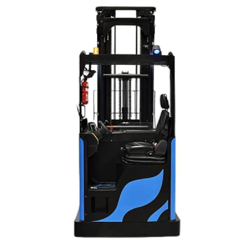 Empilhadeira Retratil PR1790 Capacidade 1700kg Elevacao 9000mm Corredores a Partir de 2,70m