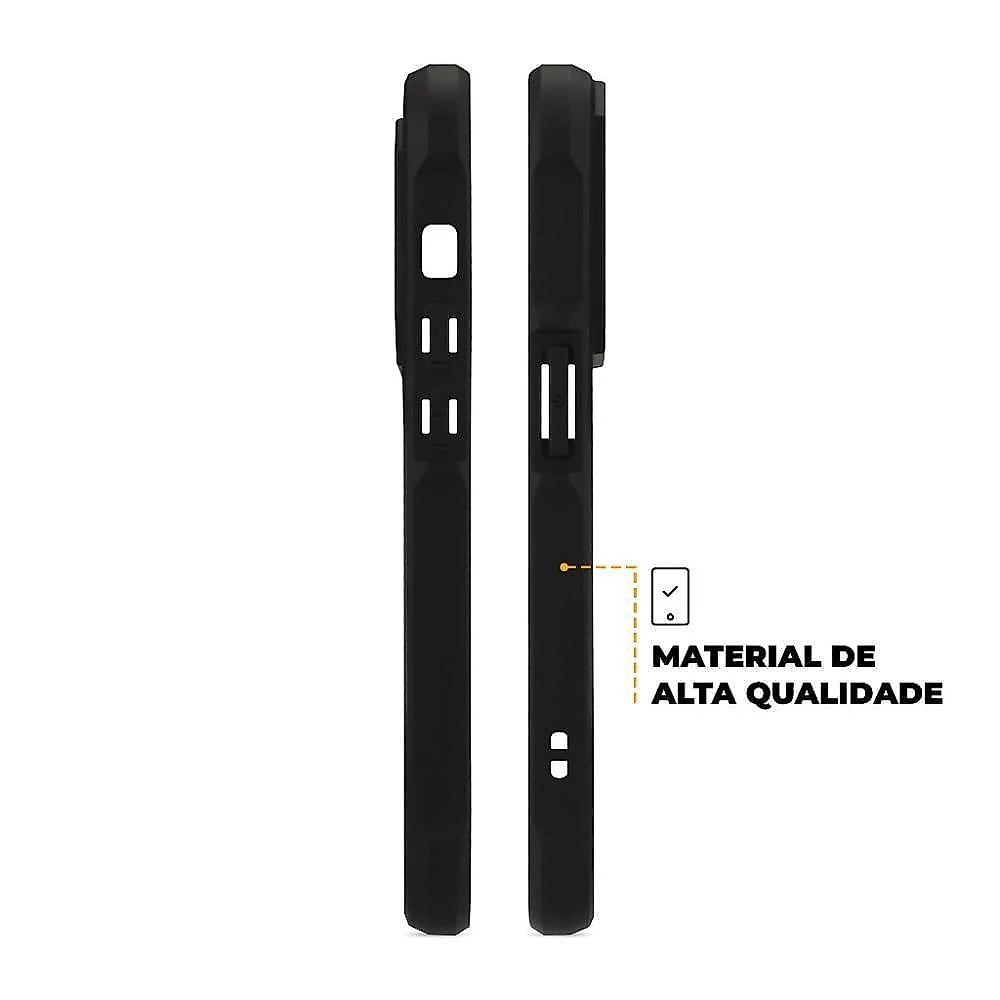 Kit Capa Dual Shock Sense E Pelicula Defender Pro Privacidade Para Iphone 15 - Gshield