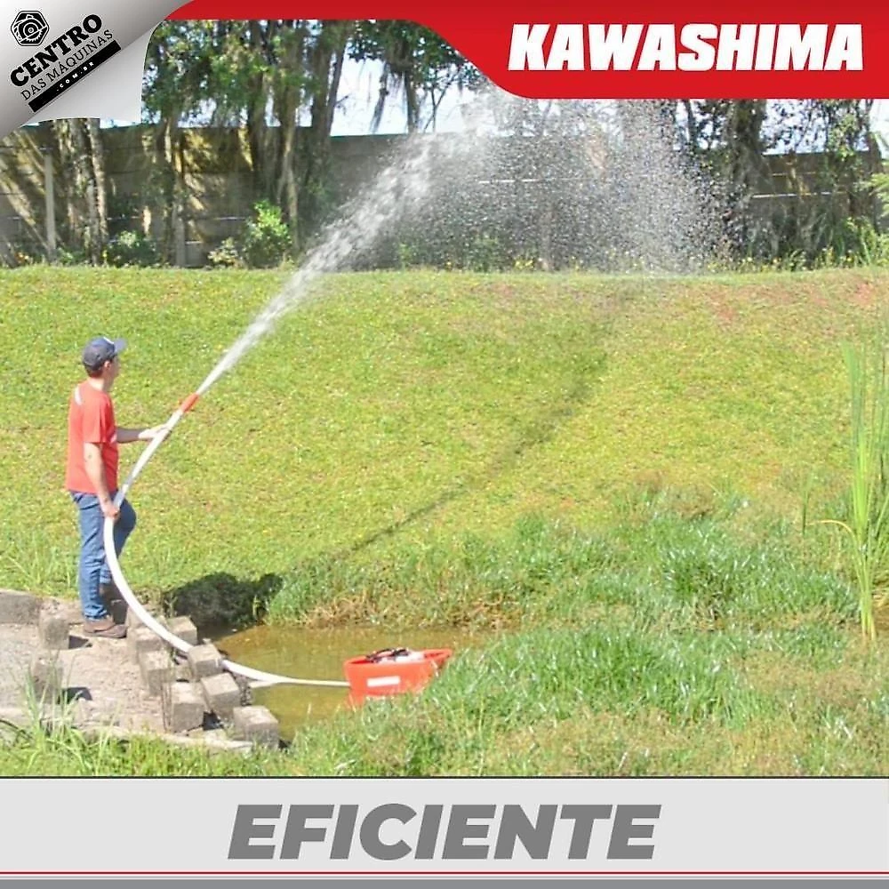 Motobomba Flutuante Kawashima Kwp15F4 Com Mangueira E Bicos