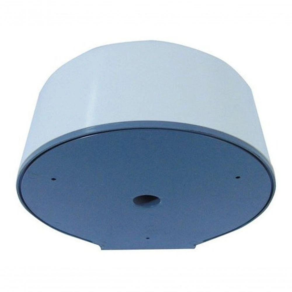 Kit 2 Suportes para Papel Higiênico Rolão N9 300 a 400M com Fechadura Branco-Cinza Higipack