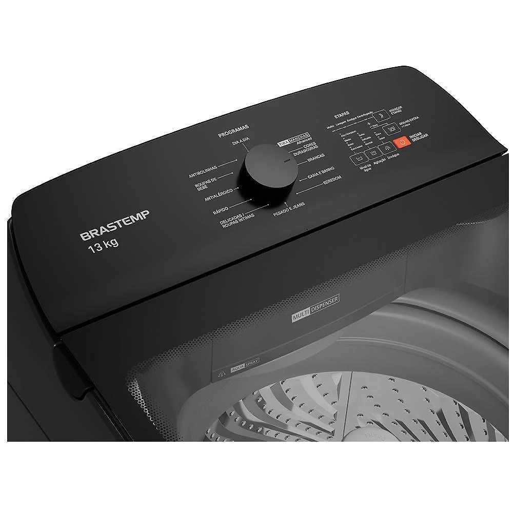 Miniatura Lavadora de Roupas Brastemp 13Kg Platinum com Ciclo Tira Manchas Advanced e Ciclo Antibolinha - BWK13A9 110