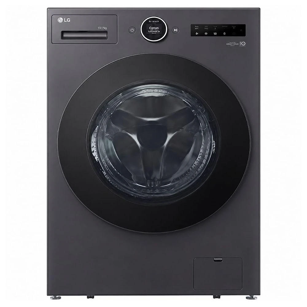 Lava e Seca Smart LG WD18GNTS6B 18kg IA Black Inox 110V