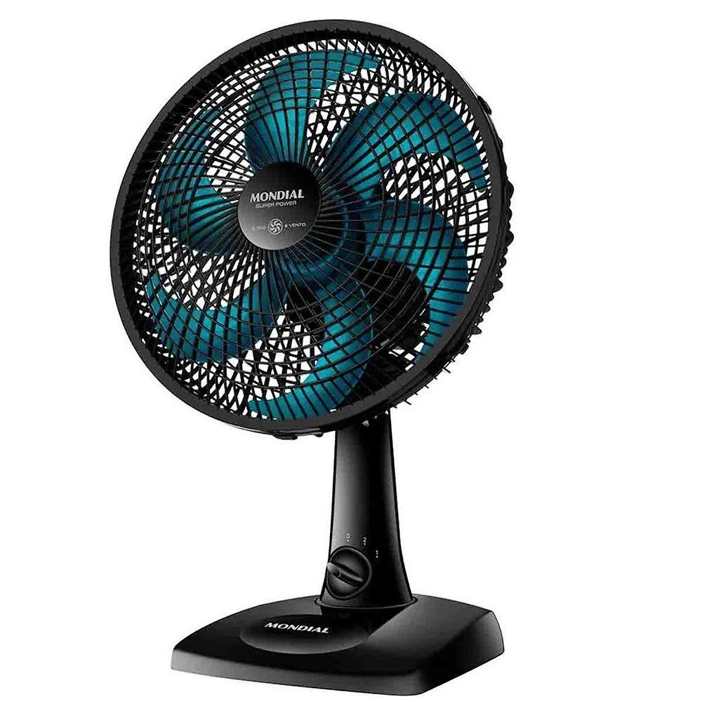 Ventilador De Mesa Mondial Super Power Vsp30 Azul Petroléo 110V