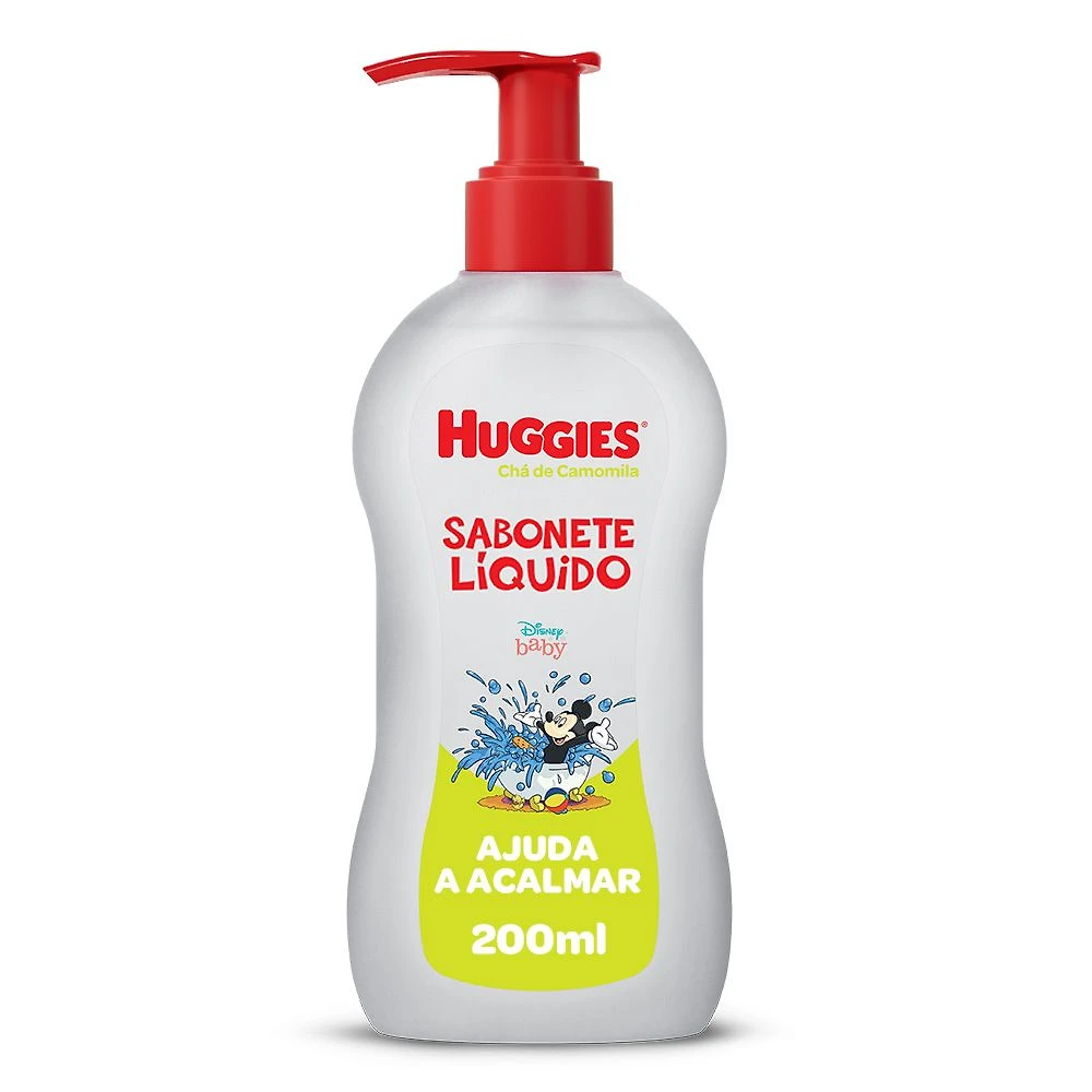 Sabonete Líquido Infantil Huggies Chá de Camomila 200ml