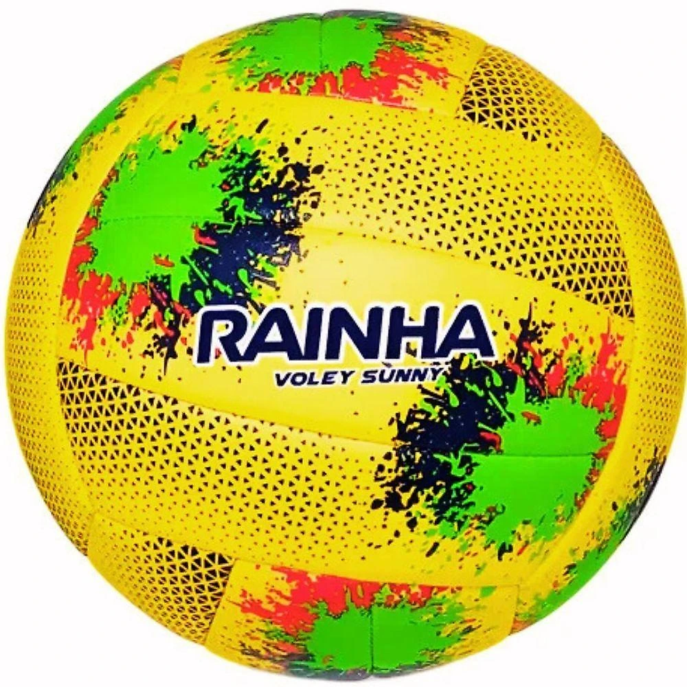 Kit de Vôlei Sunny com 2 Bolas e Rede Master Seda 5m Amarelo e Branco e Preto Rainha