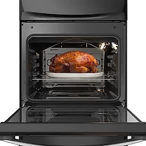 Fogão Continental 4 Bocas FC4GB Preto Mesa de Vidro Forno Eco Turbo Grades de Ferro Fundido Bivolt