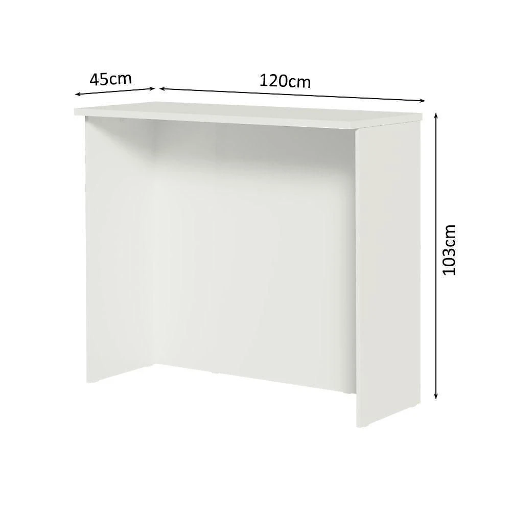 Bancada Ilha Para Cozinha 120 Cm Branco Madesa Branco