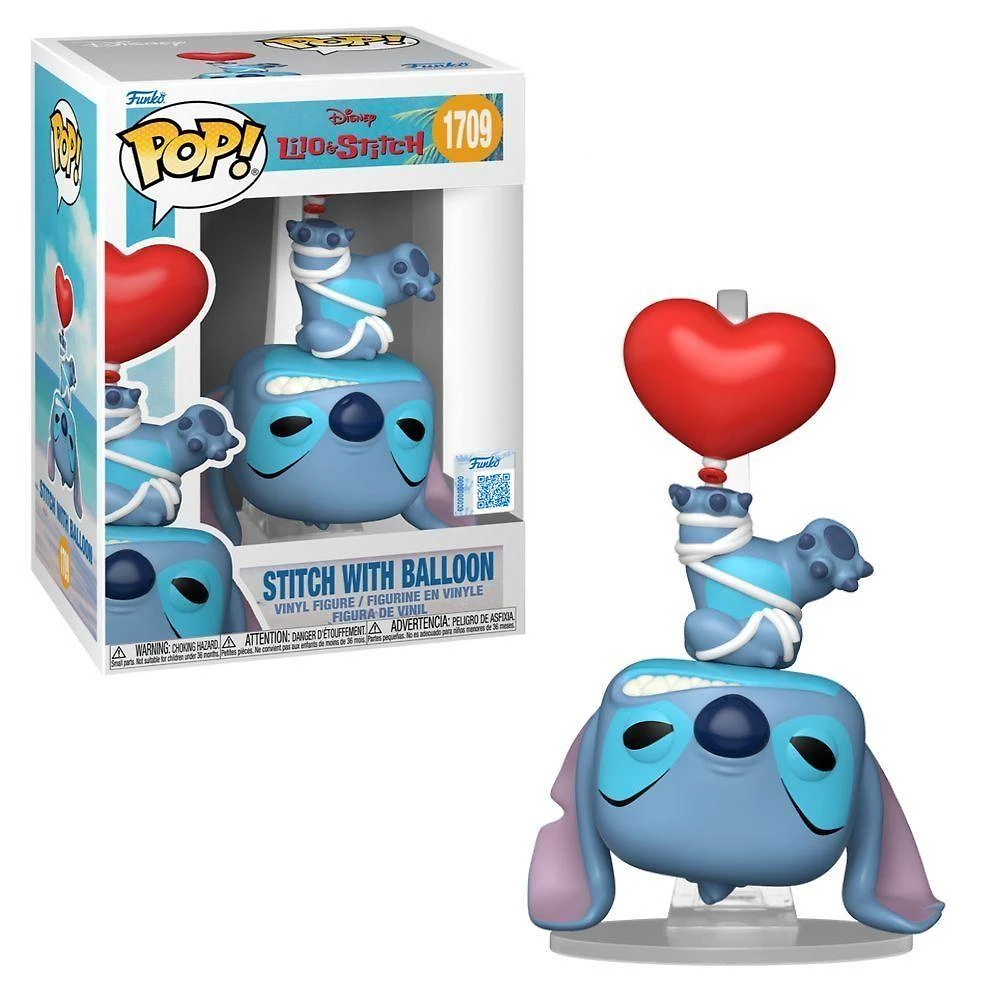 Boneco Funko Pop! Disney Lilo & Stitch - Stitch Com Balão