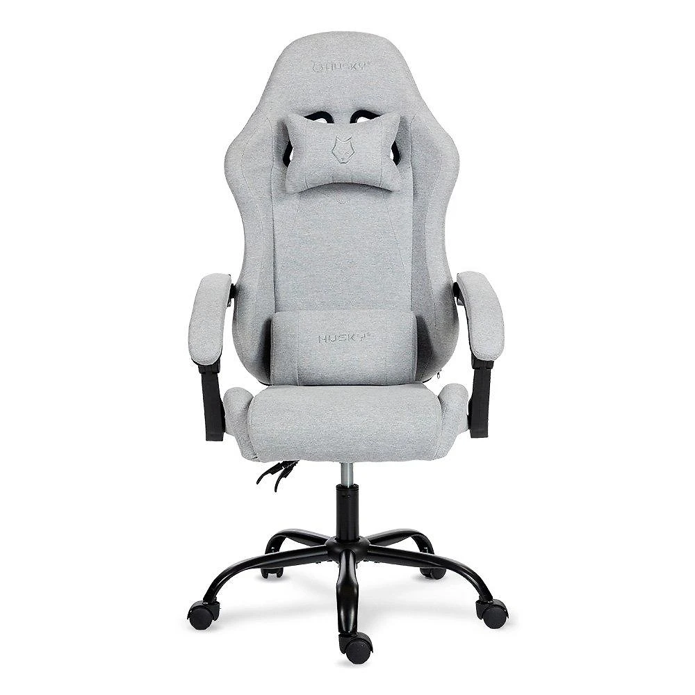 Cadeira Gamer Husky Storm 100, Até 120kg, Almofadas, Reclinável 135º, Tecido, Cinza - HCG100CZT