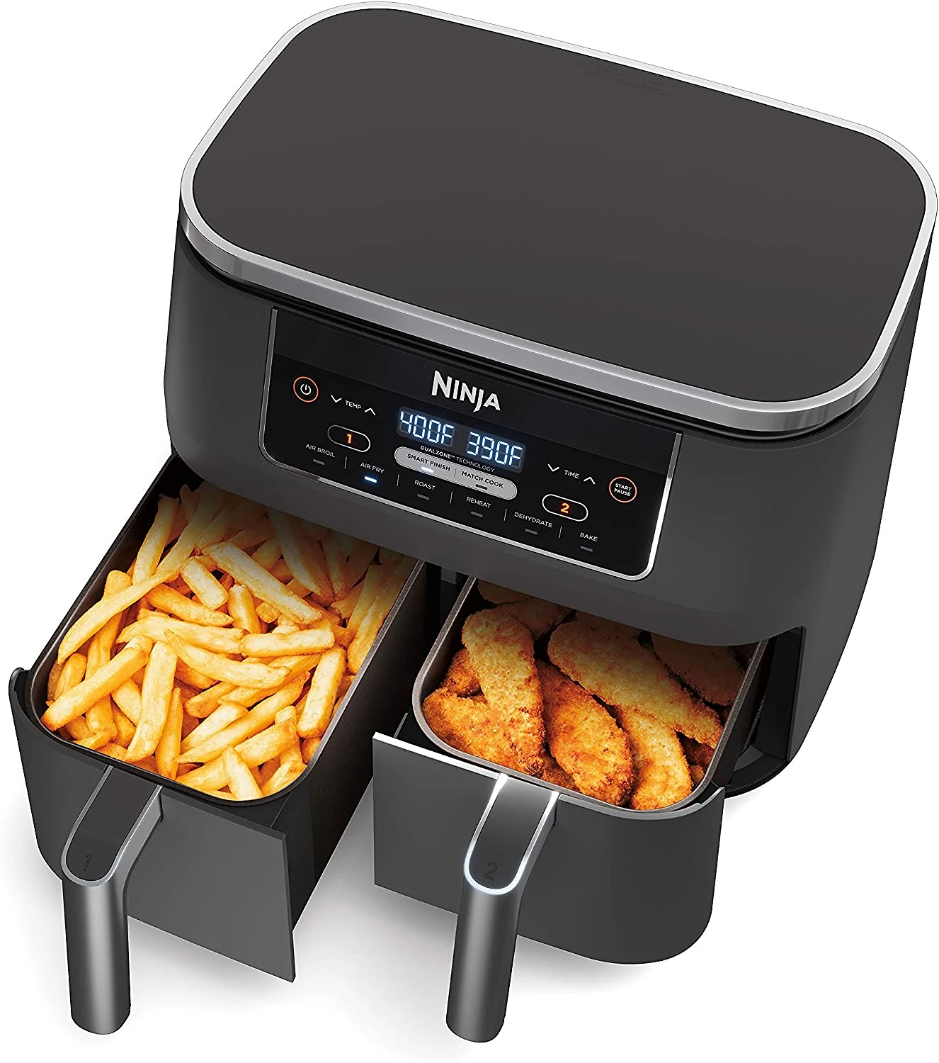 Ninja DZ201 Fritadeira Elétrica 6 em 1 Capacidade 7L 1690W110V