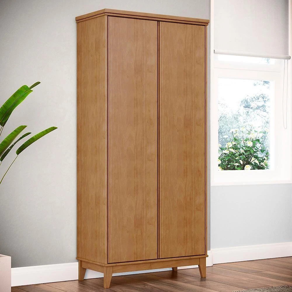 Miniatura Armario Organizador 2 Portas Mdf 179x83 Cm 2812 Freijo Milani Store