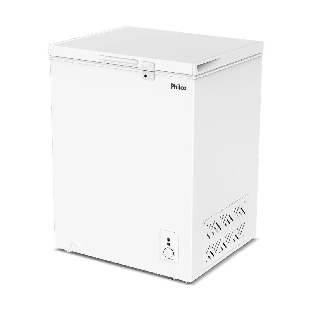 Freezer Horizontal 2 em 1 Philco PFH160B 140L Degelo Manual Classificação a Branco 110V