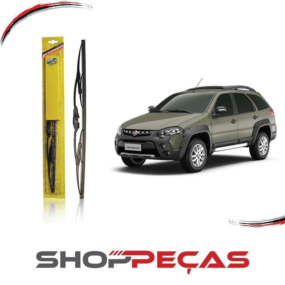 Palheta Limpa Vidro Traseira Preta F103 para Agile Onix Palio Adventure Fox Golf Polo Micro Uny