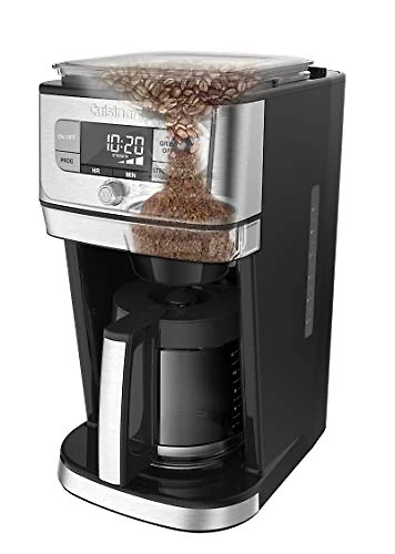 Miniatura Cafeteira Elétrica Cuisinart DGB800 Preto e Prata 110V
