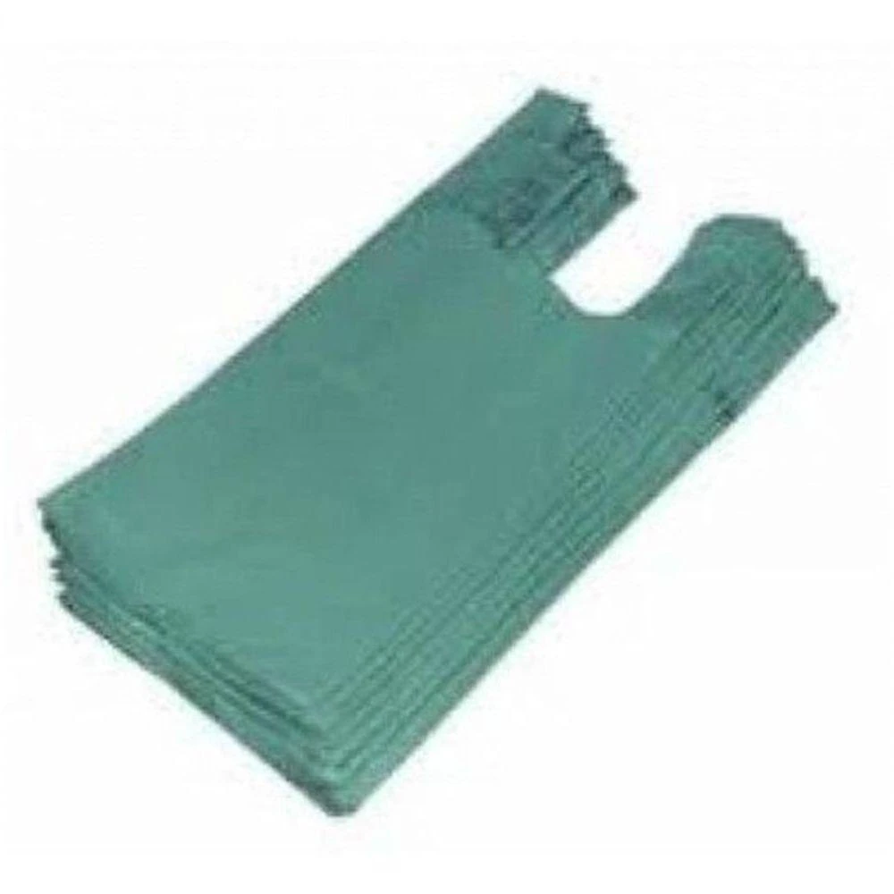 Sacola Reciclada 50x70 Verde Pacote com 5kg Alta Densidade para Uso Diário Higipack