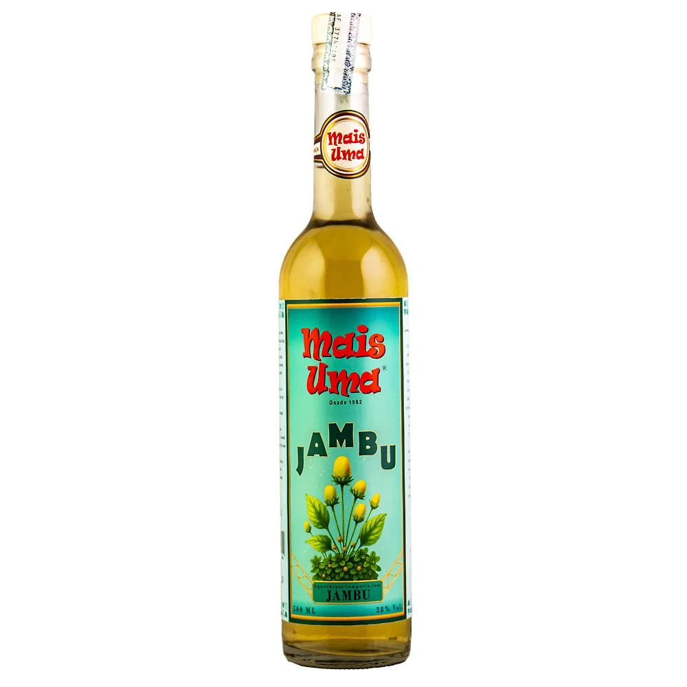 Bebida mista mais uma de cachaça com jambu 500ml