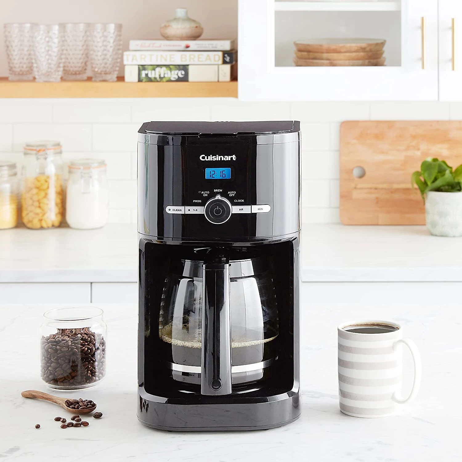 Cuisinart DCC1120BK Cafeteira Programável com Tela LCD e Painel de Controle 110V1025W Preta