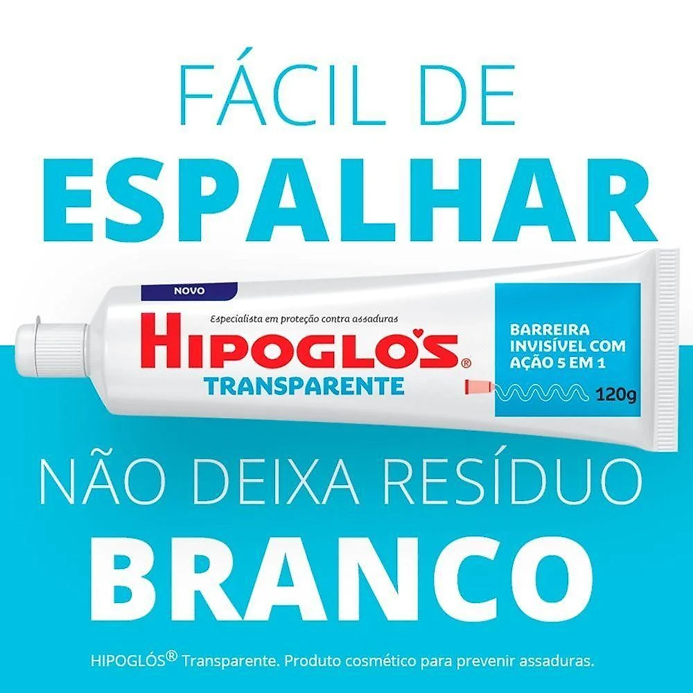Hipoglós transparente creme preventivo de assaduras 120g