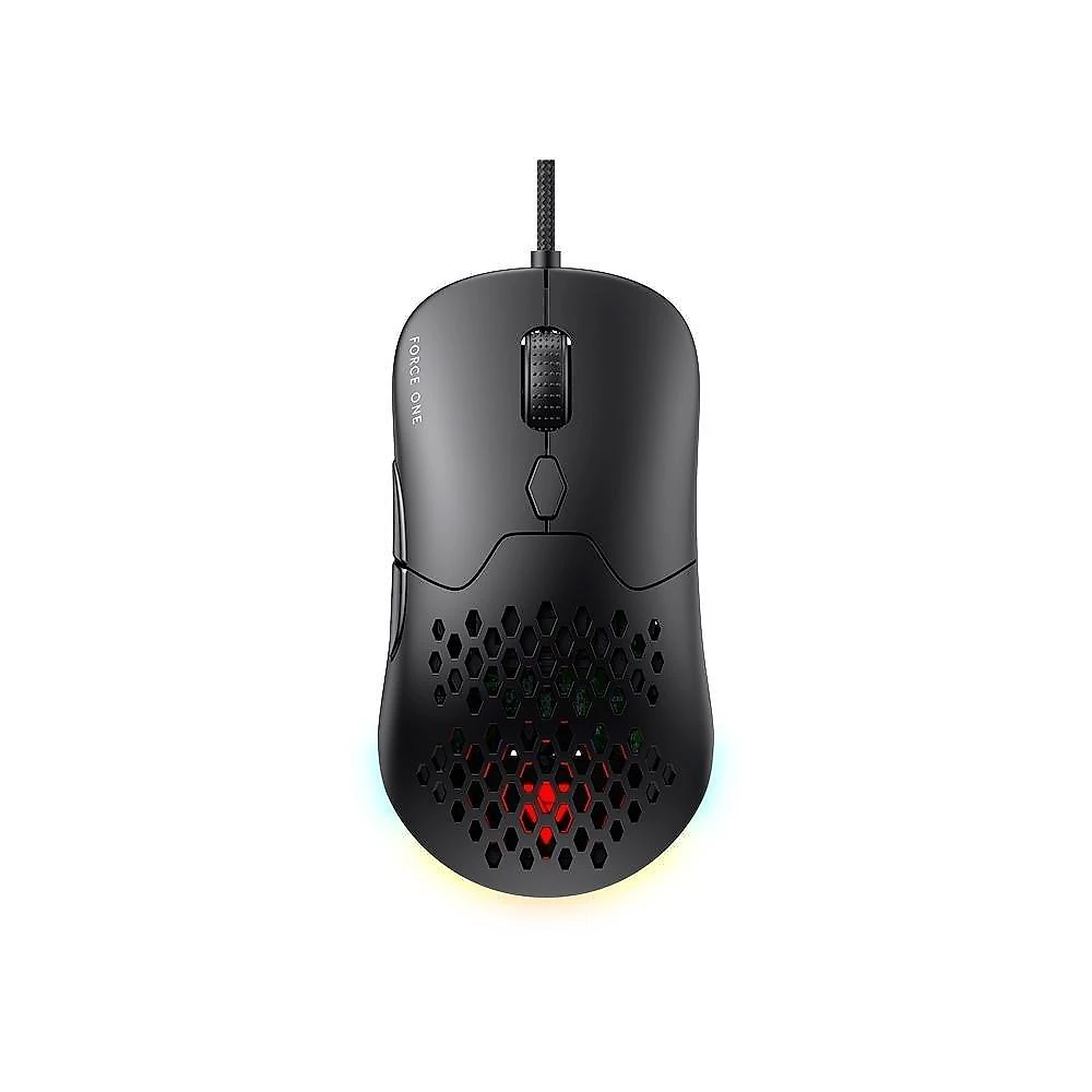 Mouse Gamer Force One Lynx, 19.000 DPI, RGB, Switchs Hotswap, Personalizável, Dual Mode Wireless ou Wired USB-C, Recarregável - FR.MO.LX.01