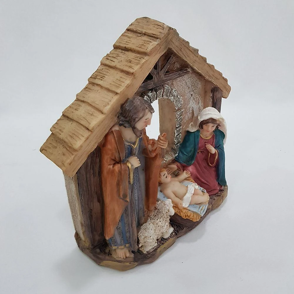 Sagrada Família Em Resina 15cm