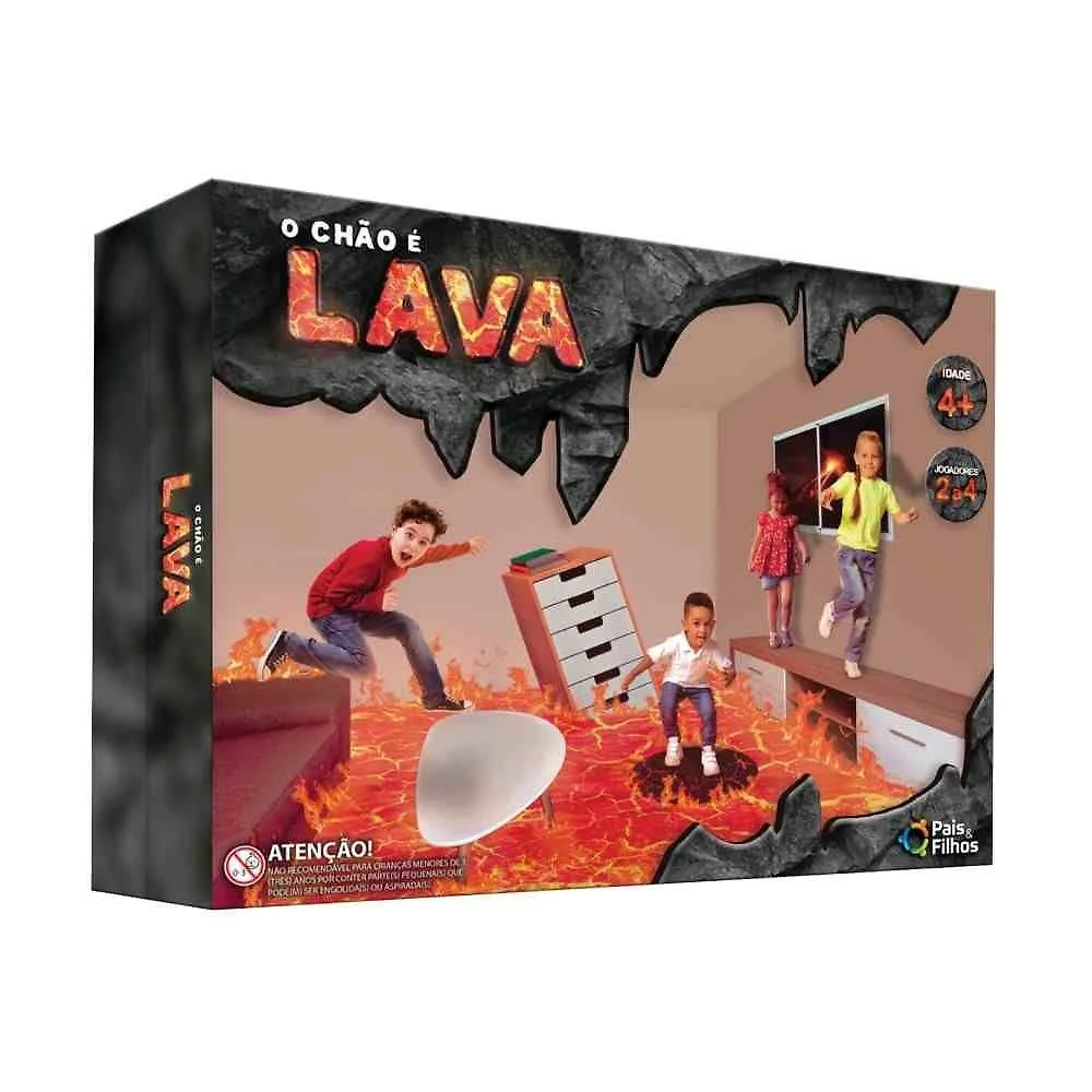 Jogo O Chão é Lava - Pais E Filhos