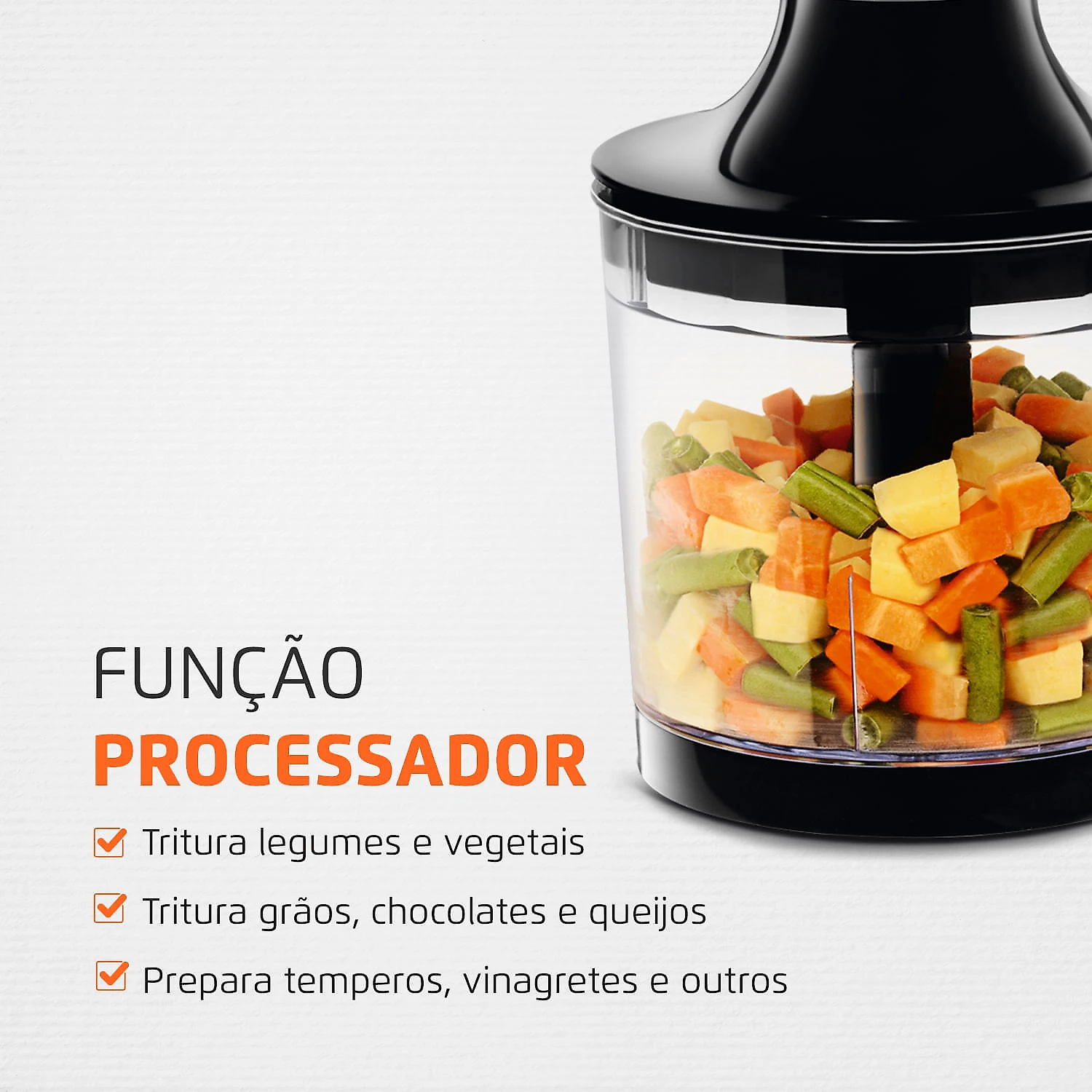 Mixer Mondial Power M-07 MIXER-127V-PRETO/INOX