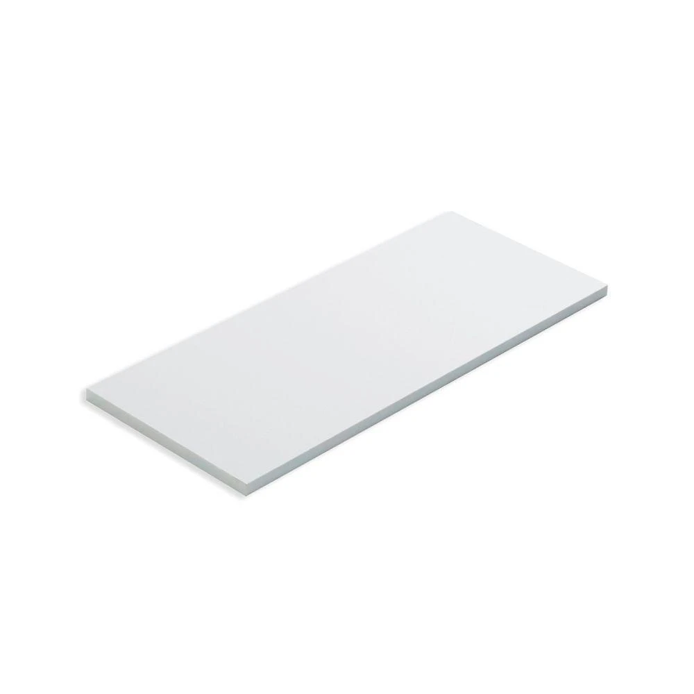Prateleira Retangular 60X25CM MDP Fixação Parafuso Organizadora Branco Bemfixa 15kg