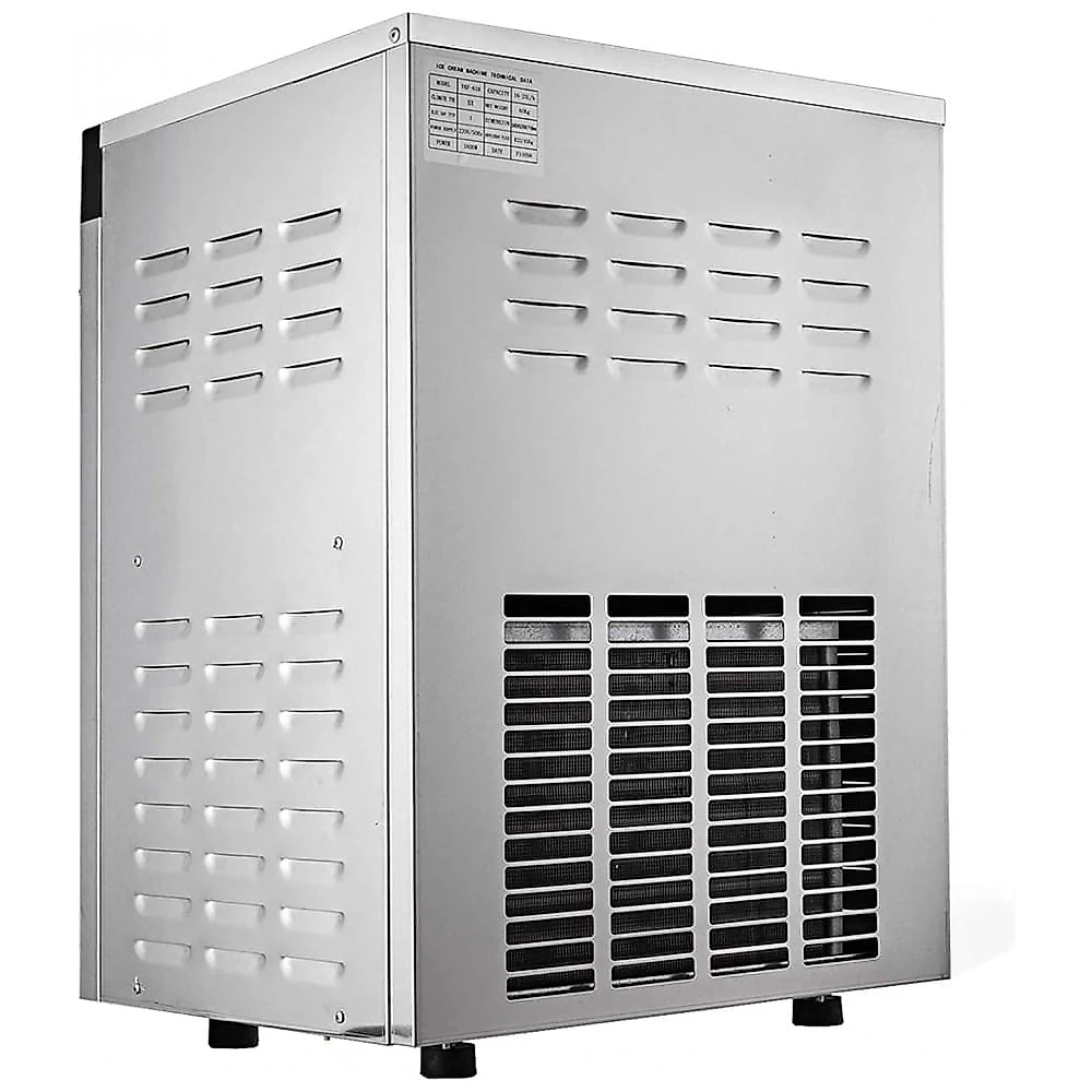 Máquina de Sorvete Comercial VEVOR 4,2L 1400W Painel LCD Auto Desligamento 20L/h 110V