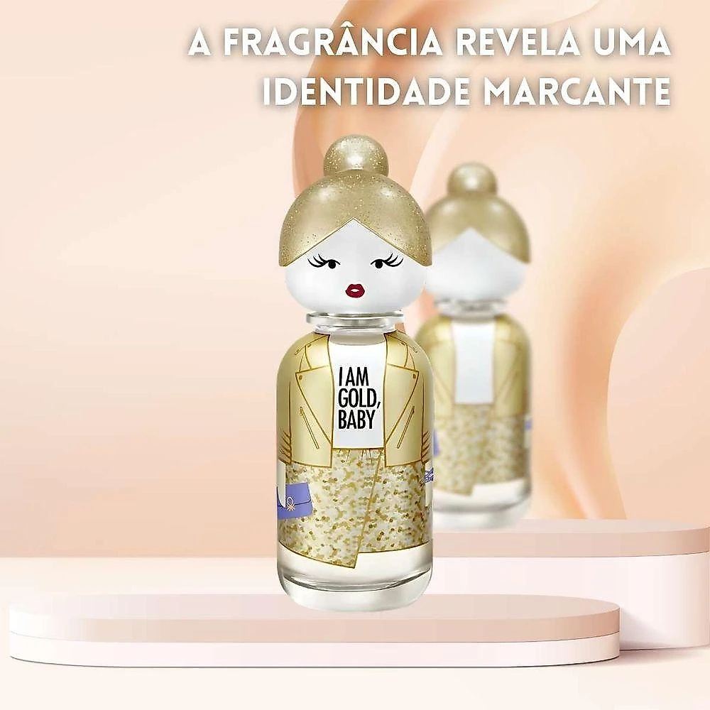 Perfume Sisterland Golden Vanilla Feminino Eau de Parfum Âmbar Gourmand 80ML Benetton