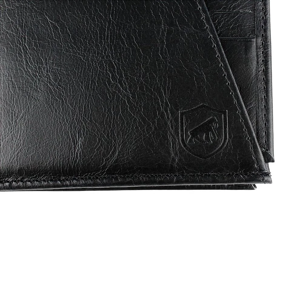 Carteira de Couro Masculina - Porta Cartão -Dinamic- Gshield
