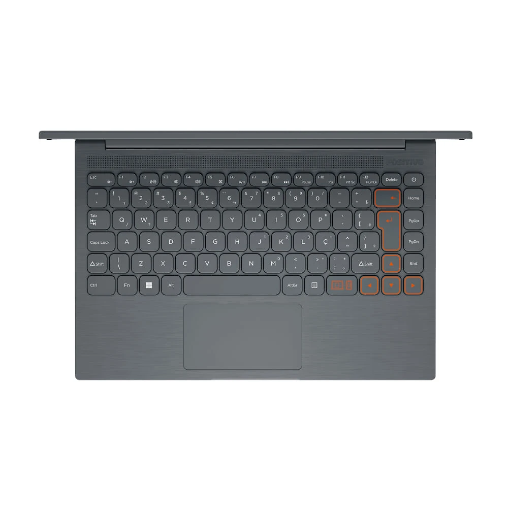 Miniatura Notebook Positivo Vision C14 Intel® Celeron® Linux 8GB RAM 256GB eMMC 14.1” LED HD Lumina BAR - Cinza
