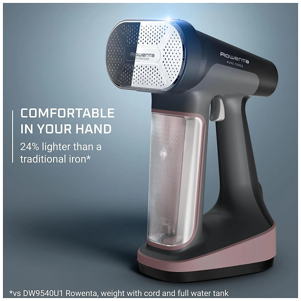 Rowenta Ferro a Vapor para Roupas, 3 em 1, Portátil, Removedor de Fiapos, 1875 Watts, Desligamento Automático, Preto Rosa, DR8865 3 em 1 Ferro a Vapor Rowenta Ferro a Vapor para Roupas, 3 em 1, Portátil, Removedor de Fiapos, 1875 Watts, Desligamento Automático, Preto Rosa, DR8865 3 em 1 Ferro