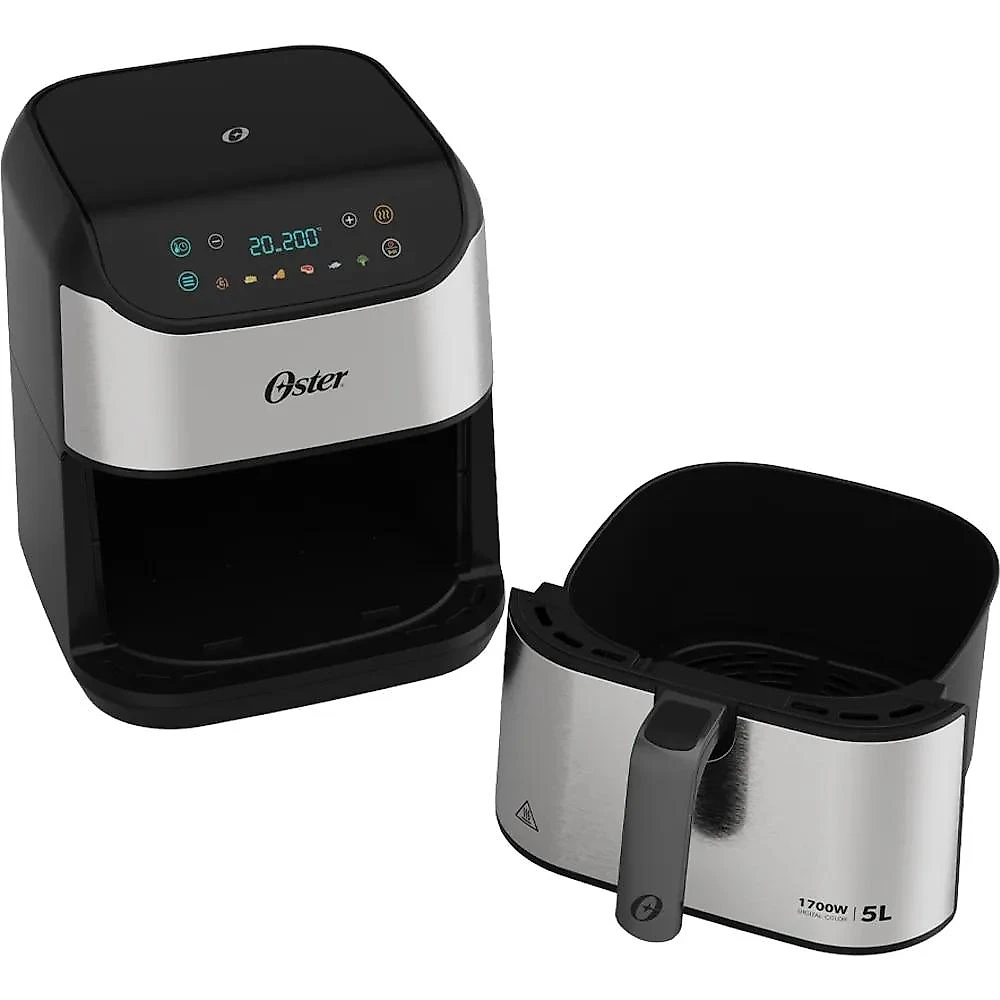 Air Fryer Digital Oster OFRT930 5 Litros, Inox - 220 Volts