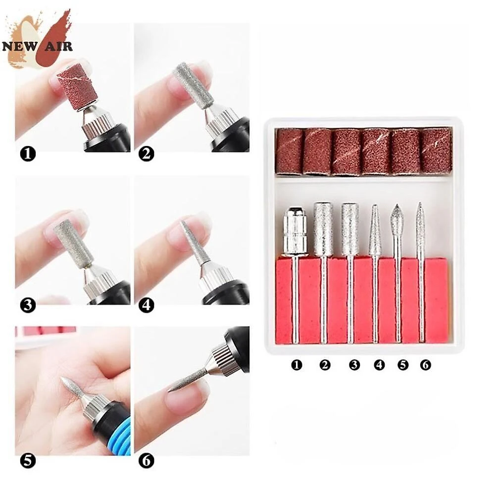 Lixadeira de Unha Elétrica Lixa Nail Design com Controle de Velocidade 3.000 a 20.000 RPM Rosa