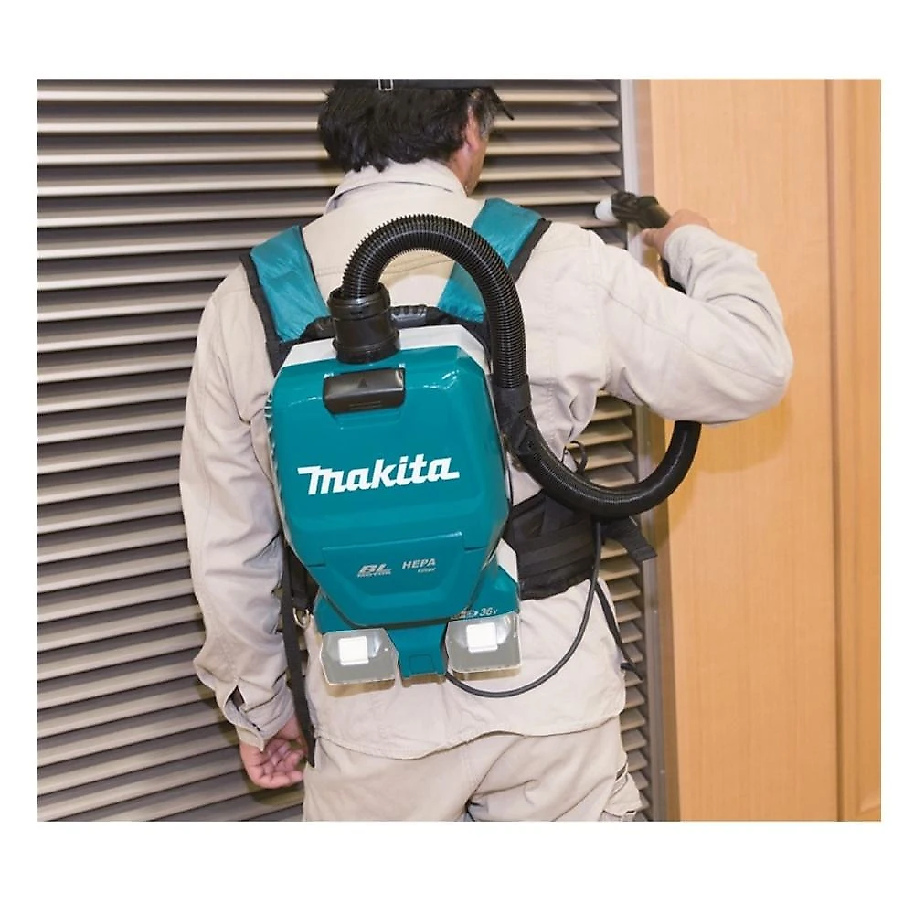 Aspirador de pó costal portátil 1,5l hepa sem bateria sem carregador dvc261z makita