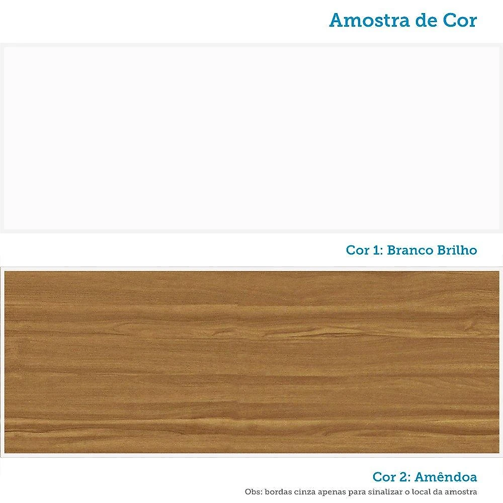 Quarto Infantil com Guarda-roupas e Cômoda com Janelas 100% Mdf Maya Clássico Espresso Móveis Branco Brilho/Amêndoa