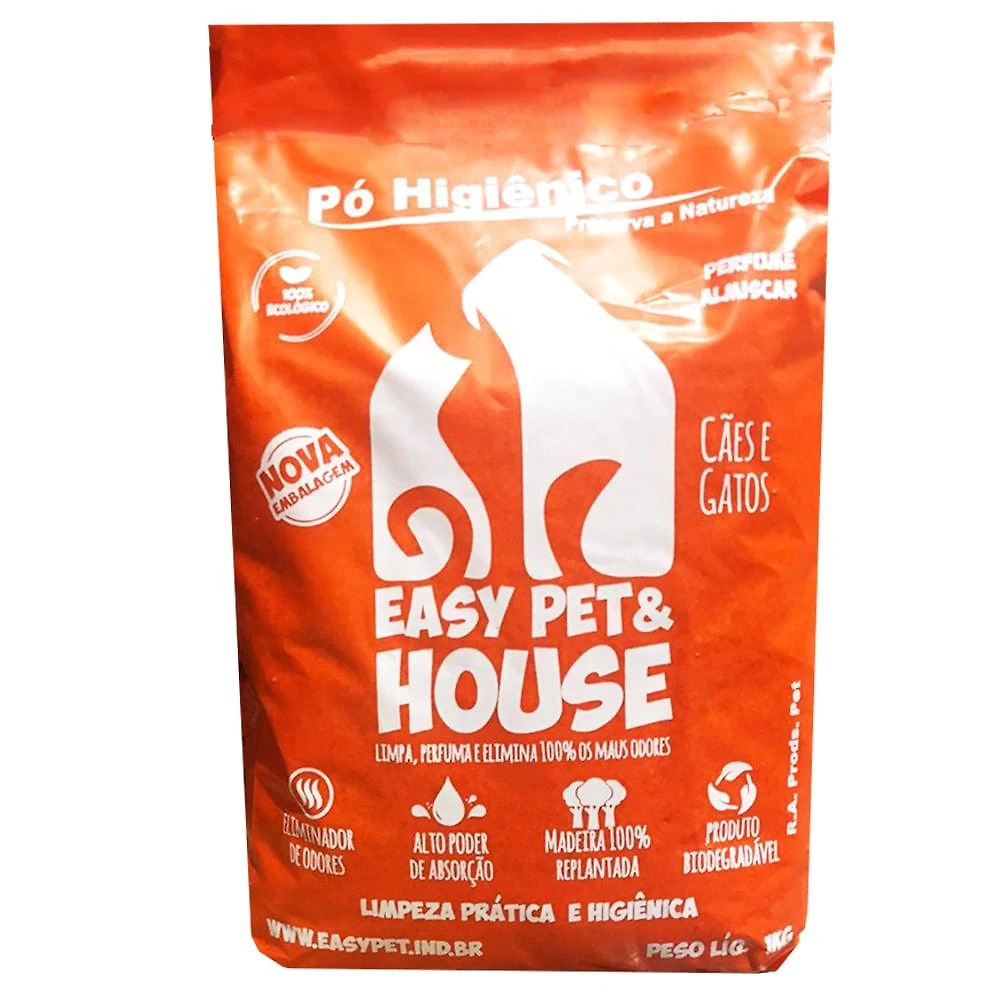 Pó Higiênico Easy Pet & House Almiscar - 1 Kg