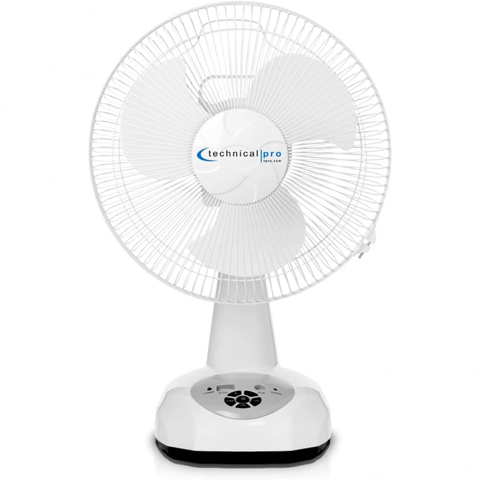 Ventilador de Mesa Technical Pro TFO12T com 9 Velocidades, 110V, Branco