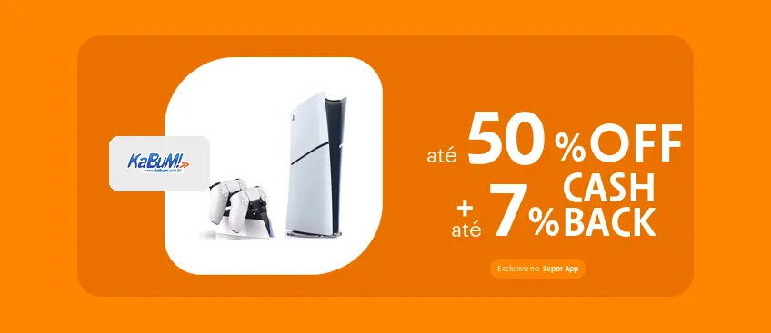 KABUM com até 7% de cashback