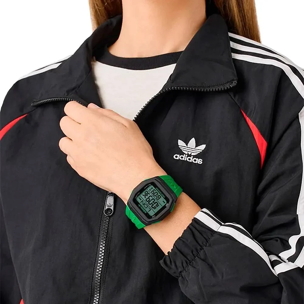 Relógio Adidas Tech One GMT AOST24566 Preto e Verde
