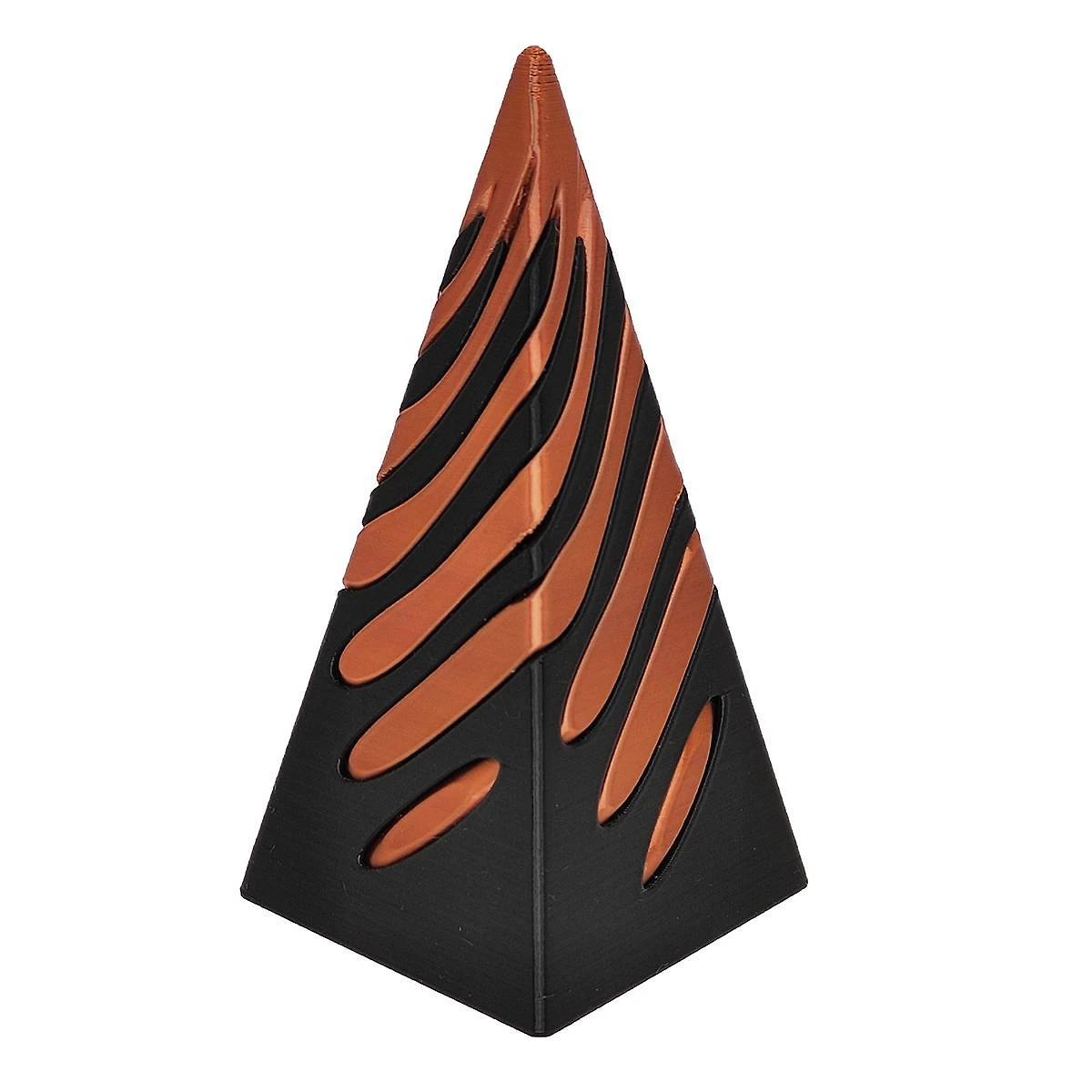Miniatura Fidget Cone Espiral Anti Estresse Spiral Pirâmide 3D Cor