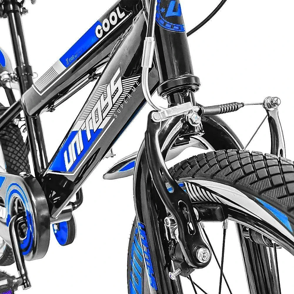 Bicicleta Infantil Pro Aventura Aro 16 Com Rodinhas - Azul