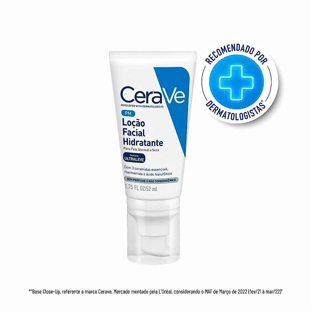 Loção facial hidratante cerave 52ml