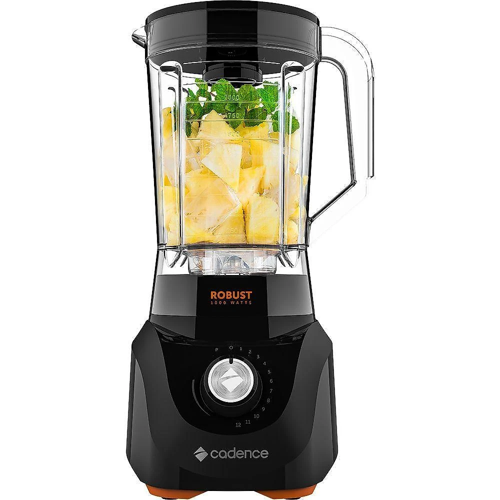 Liquidificador Cadence Robust 1000W 3,3 Litros Preto Liq400 110V
