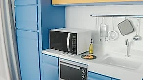 Forno Micro Ondas Britânia BMO38 33 Litros Teclas Fáceis FIT Preto 110V