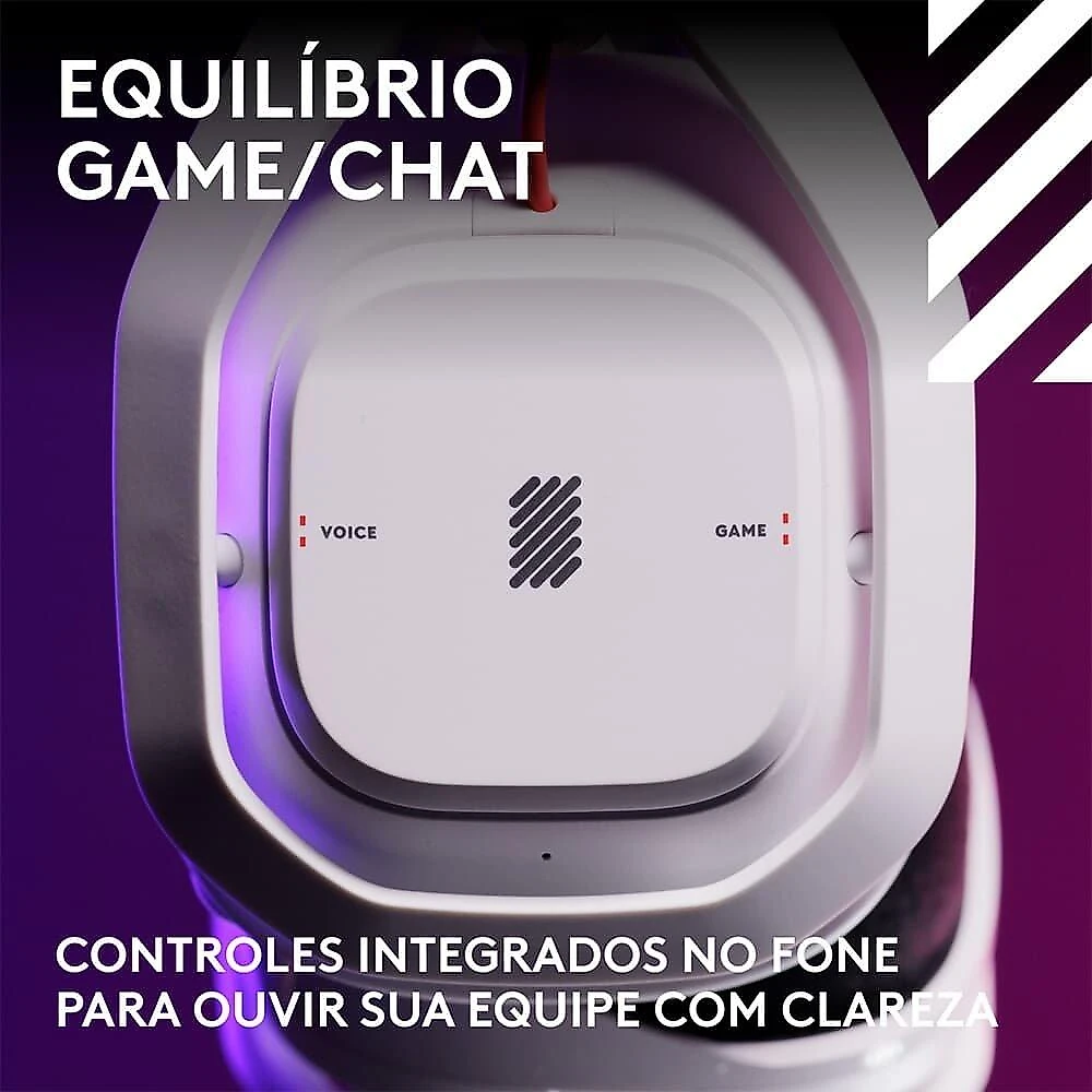 Headset Gamer Sem Fio Astro Gaming A50 LIGHTSPEED + Base Station (Gen 5) Com Tecnologia PLAYSYNC AUDIO, Bluetooth, Branco - 939-002229
